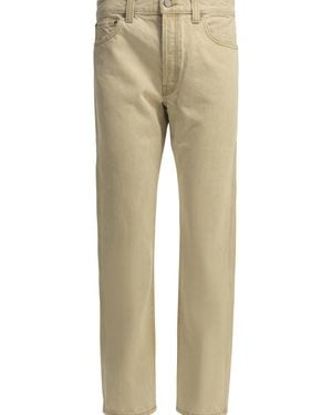 KHAITE Callum Jean Straight-Leg Jeans - Natural