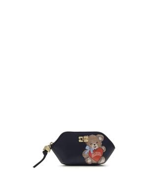 Ganni Coin Purse Bou - Blue