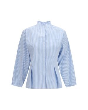 Crida Milano Cotton Shirt Lavanda - Blue