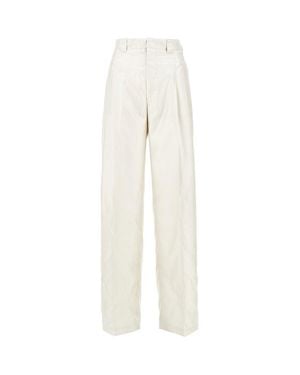 Phoebe Philo Technical Twill Chino Trousers - White