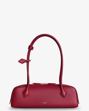Alaïa Le Teckel Leather Shoulder Bag - Red