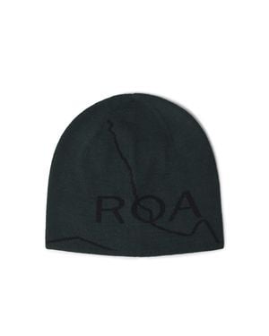 ROA Wool Beanie Dark - Black