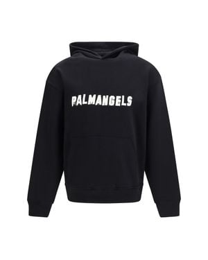 Palm Angels Palm Hills Hooded Sweatshirt - Black