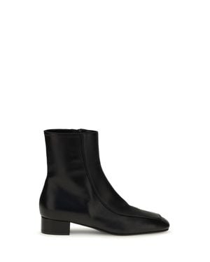 Herbert Levine Ankle Boots Shadow Ban Leather - Black