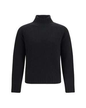 Aragona Cashmere High Neck Jumper - Blue