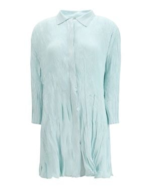 GONGDID DESIGN Shirt Dress Wavy - Blue