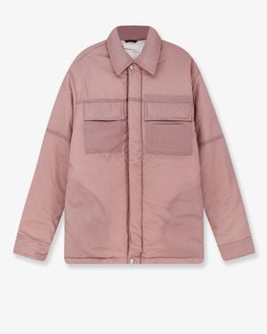 Oamc Peacemaker Padded Overshirt Jacket - Pink