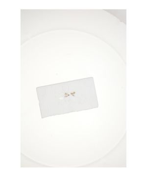 Dior Dior Dior Daisy Earrings - White