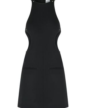 Courreges Wool Blend Dress - Black