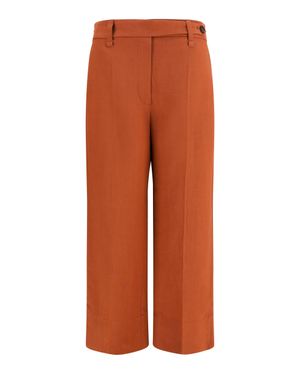 Brunello Cucinelli Cigarette Trousers - Orange