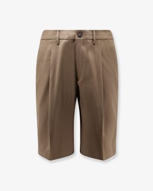 Golden Goose Deluxe Brand Virgin Wool Shorts - Natural
