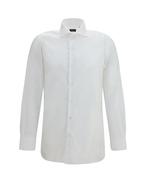 Finamore 1925 Classic Cotton Shirt - White