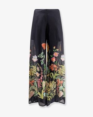 Lavi Trousers Frangipane Ramie - Blue
