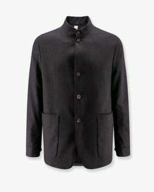 Hevò Casalvecchio Wool Blend Jacket - Black