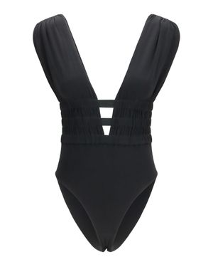 Alaïa Alaïa Fluid Jersey Bodysuit - Black