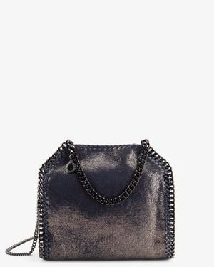 Stella McCartney Falabella Mini Vegan Faux Leather Crossbody Bag - Blue