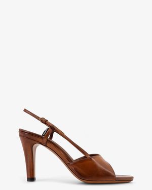 Miu Miu Vintage Leather Sandals - Brown