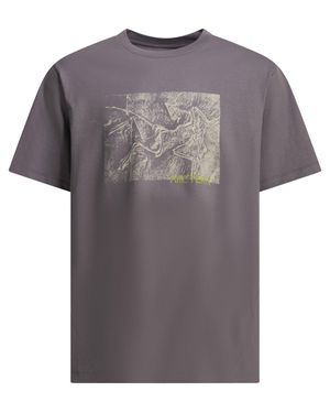 Arc'teryx Kragg Cotton Lithographica T-Shirt - Grey