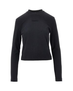 Jacquemus Gros Grain Long-Sleeved T-Shirt - Blue