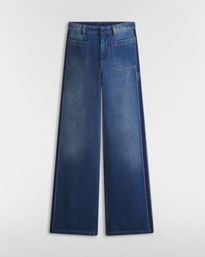 Dior High Waist Flared Jeans - Blue