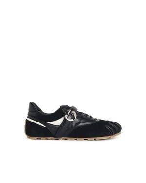 Coperni '5T' Leather Trainers - Black