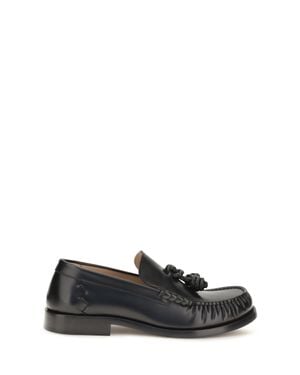 Bottega Veneta Ugo Leather Loafers - White