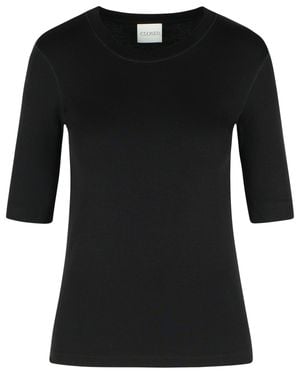 Closed Cotton Blend Polo Shirt - Black