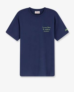 MC2 Saint Barth T-Shirt 100% Cotton - Blue