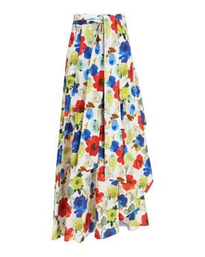 Sara Roka Skirt Marzia Linen - White