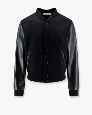 Celine Teddy Virgin Wool Jacket - Blue