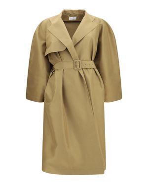 The Row Amapola Coat Sandy Buff - Natural