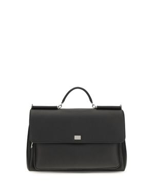 Dolce & Gabbana My Sicily Top-Handle Bag - Black