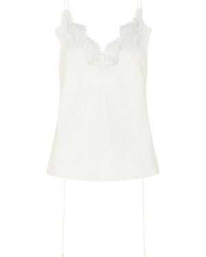Rohe Silk Tank Top Cream - White