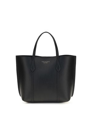 Tory Burch Leather Handbag Perry - Black