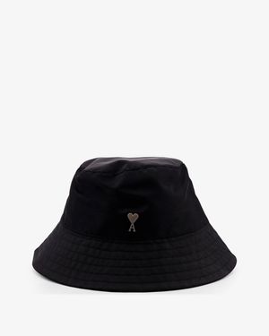 Ami Paris Nylon Hat - Black