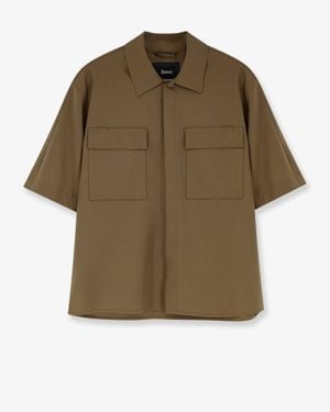 Laminar Wool Blend Shirt - Green