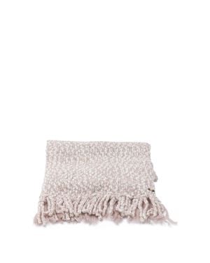 Fedeli "Barite Bubbly" Scarf - White