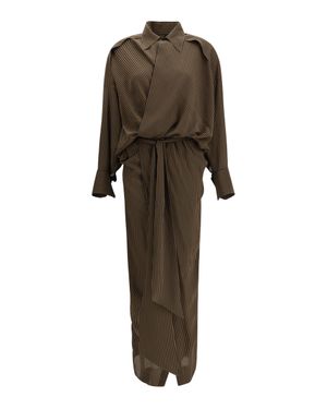 Petar Petrov The Serenade Dress - Brown