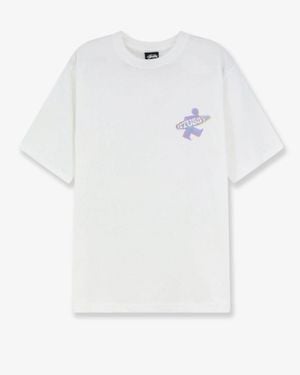 Stussy Dot Surf Cotton T-Shirt - White