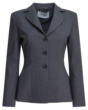 Semler Single-Breasted Blazer Jackets And Coats - Black