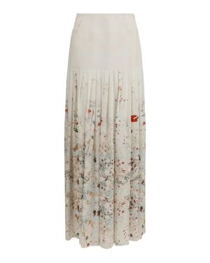 Crida Milano Long Skirt Calla - White