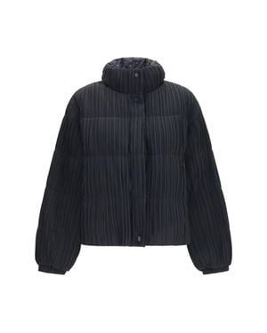 GONGDID DESIGN Reversible High-Neck Puffer Jacket - Blue