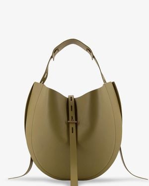 MINOBOSSI Leather Crossbody Bag - Green