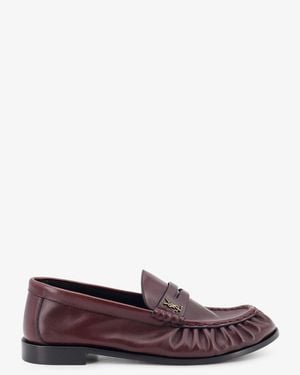 Saint Laurent Le Loafer 15 Leather Loafers - Purple