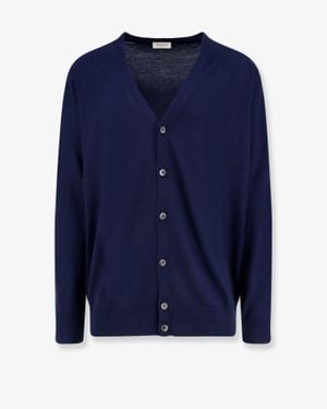 Bramani Cashmere Wool Cardigan - Blue