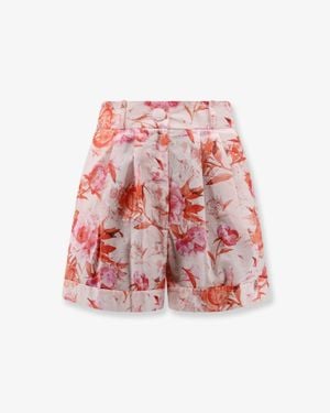 ACTUALEE Shorts Printed Cotton - Red