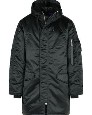 Alpha Industries 'N 3 B Uv' Nylon Parka - Black