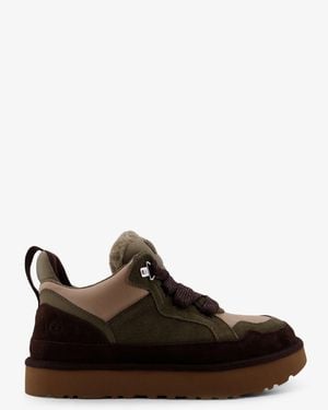 UGG Lowmel Suede And Nylon Trainers - Brown