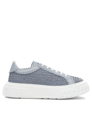 Casadei Light Leather Trainers - Blue