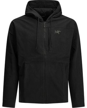 Arc'teryx "Cronin Ar" Zip-Up Sweatshirt - Black